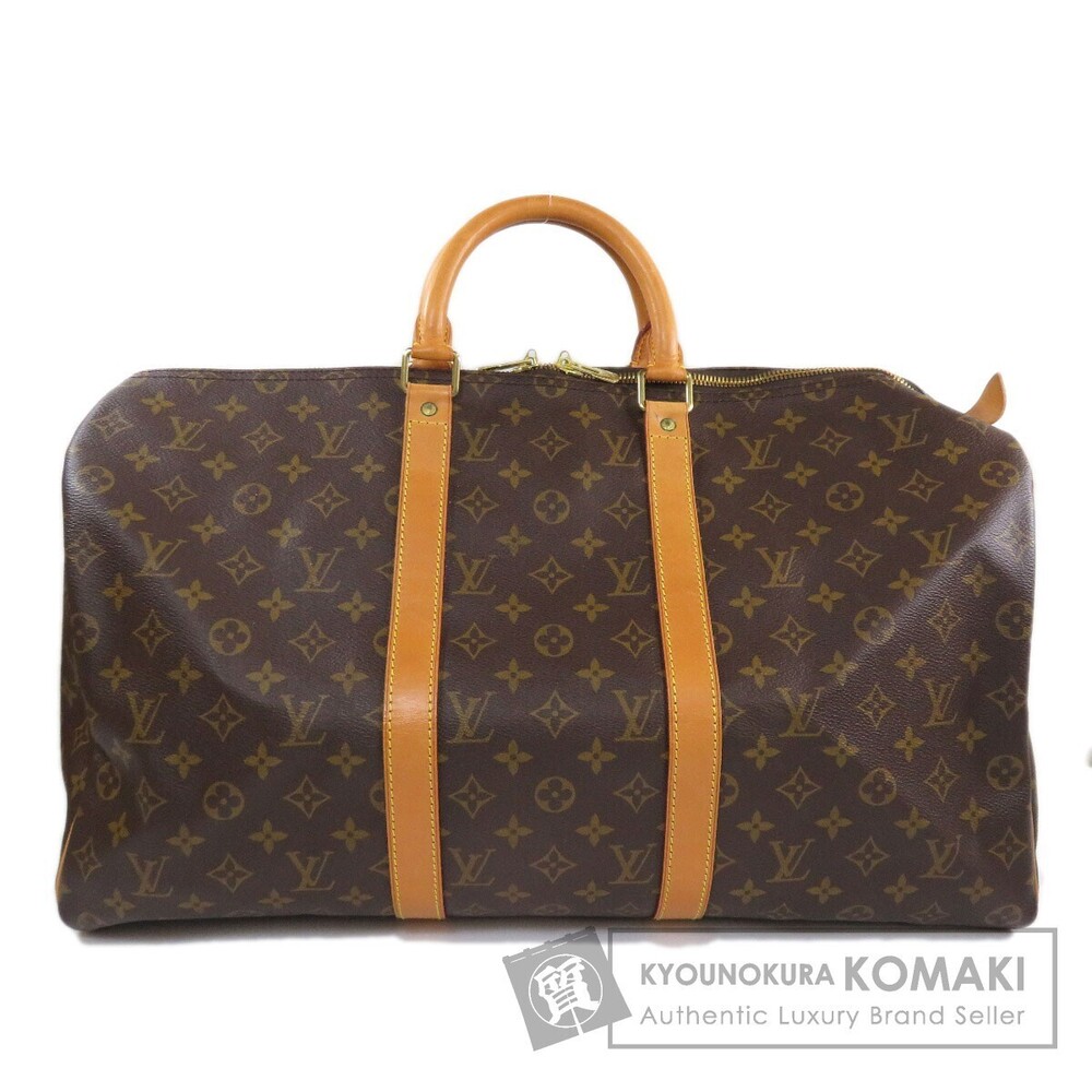 Louis Vuitton Keepall Monogram Boston Bag Canvas